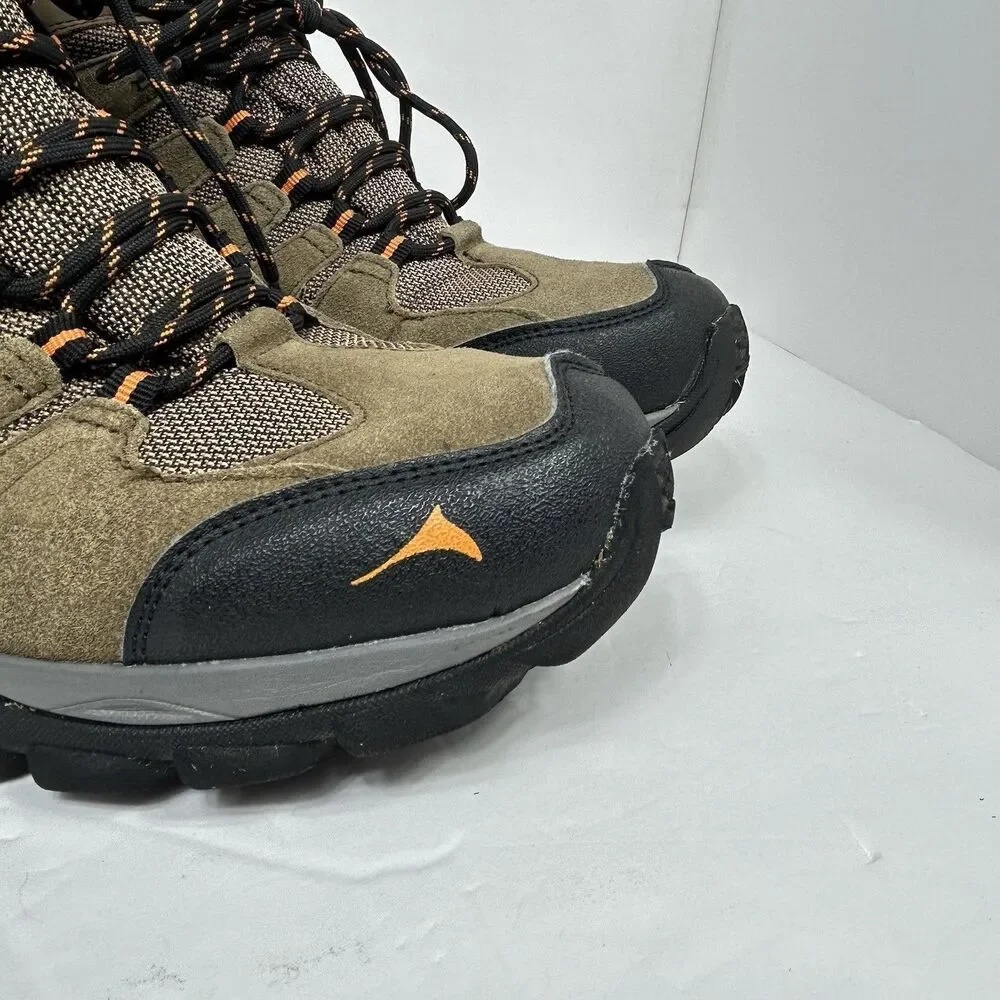 Pacific Mountain Boulder Mid Men's 12 Waterproof Hiking Boots Brown PM004520-912